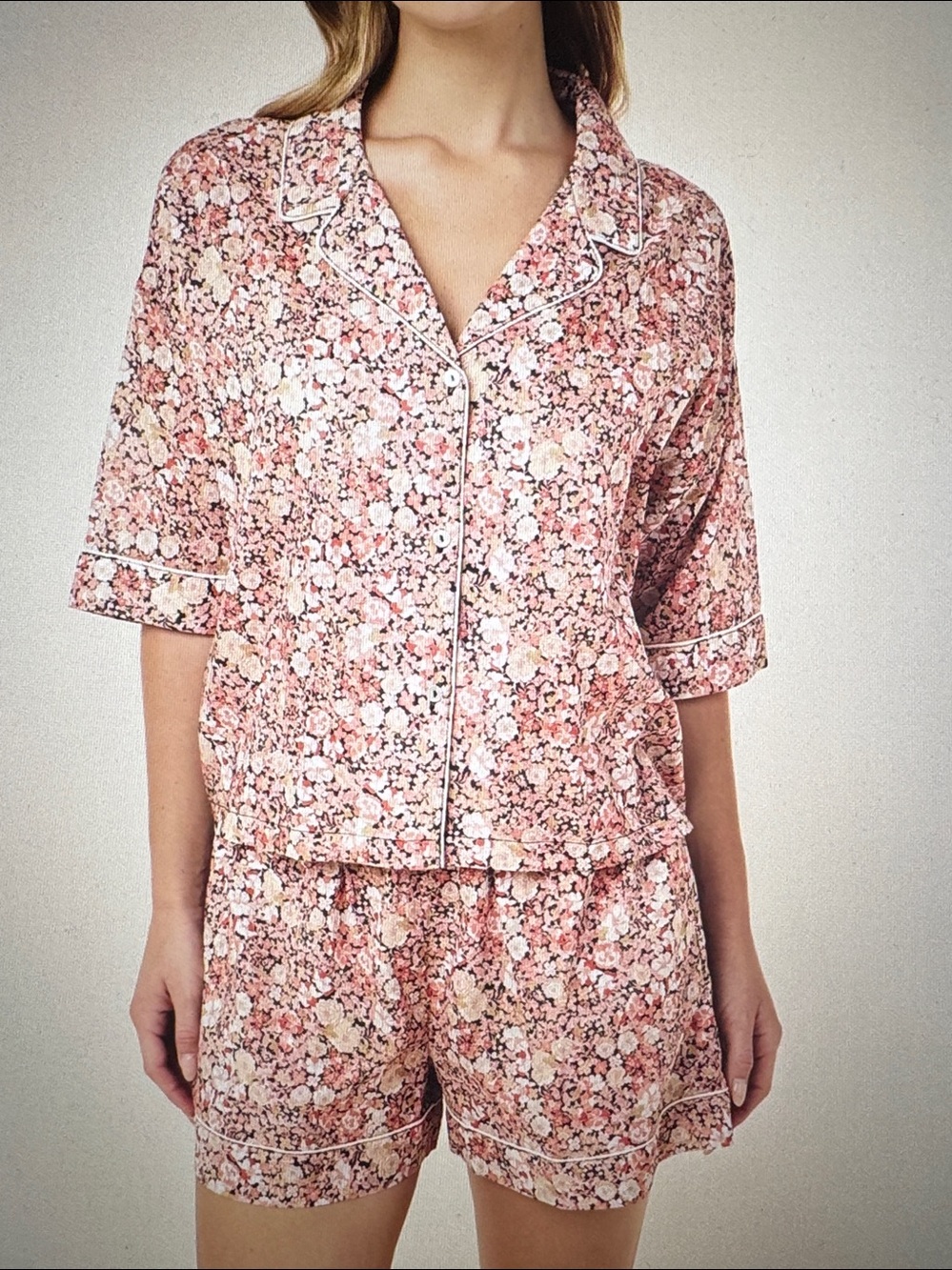 Papinelle Carly Floral Boxer PJ Set